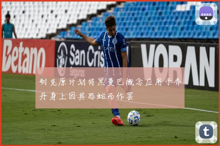 耐克原计划将黑曼巴概念应用于乔丹身上因其恐蛇而作罢